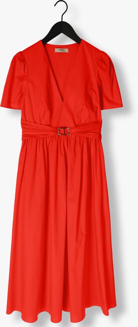 Rote TWINSET MILANO Midikleid WOVEN DRESS - large