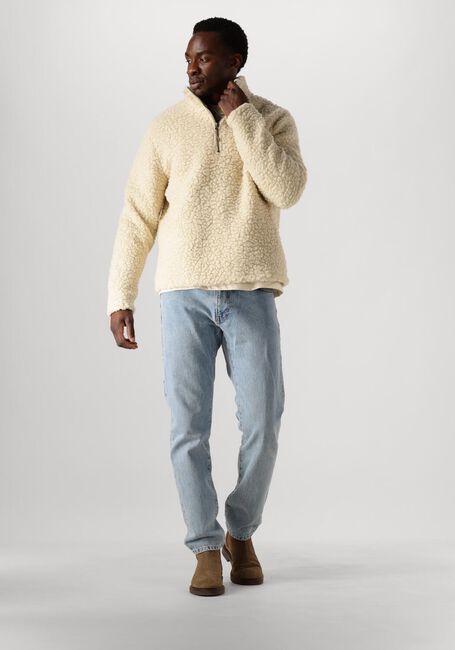 Ecru FORÉT Pullover WAVE HALF ZIP - large