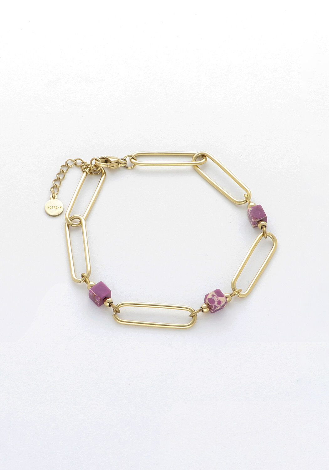 Goldfarbig NOTRE-V Armb&auml;nder OMSS23-015