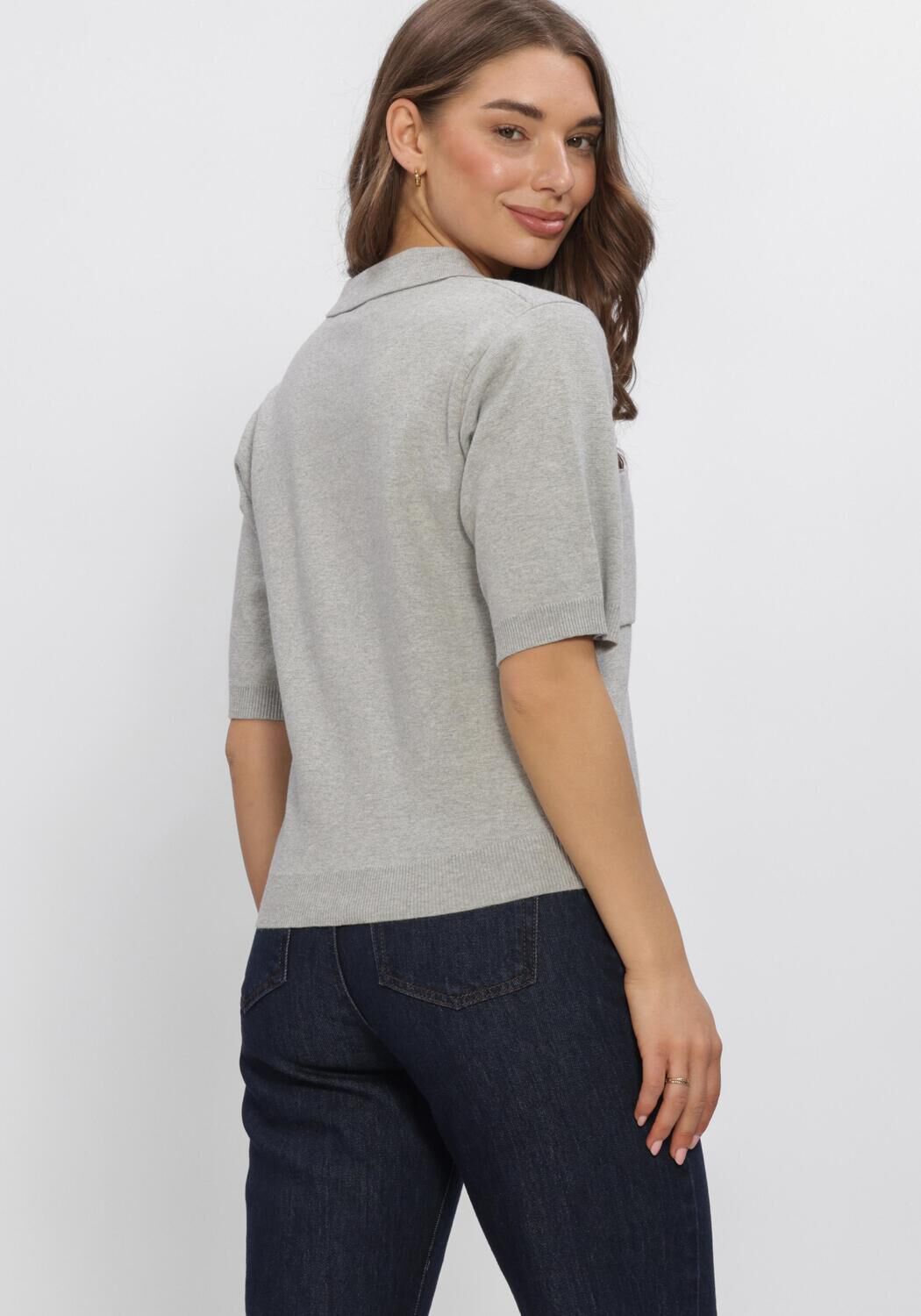 Graue MY ESSENTIAL WARDROBE Strickjacke MWSTINO KNIT CARDIGAN - large