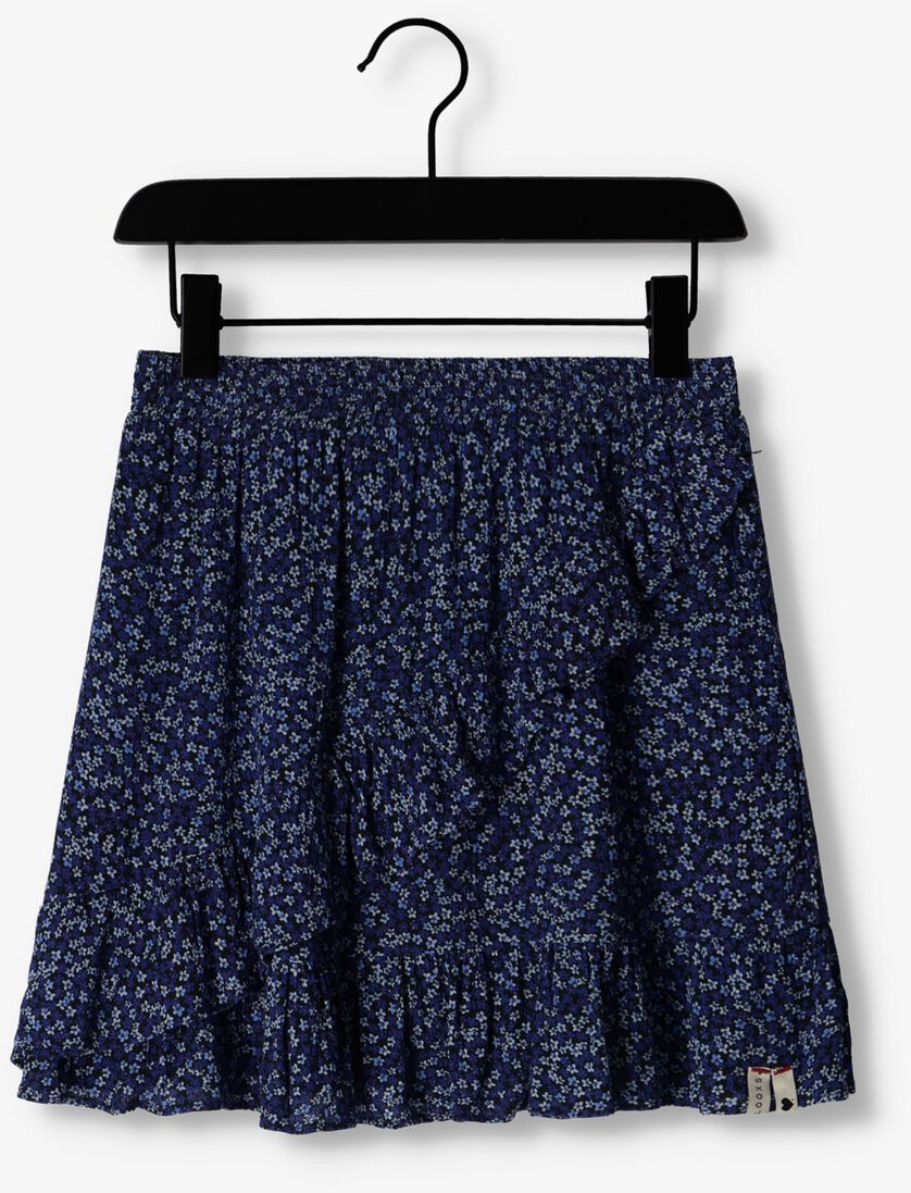 blaue looxs minirock vliolet flower skirt