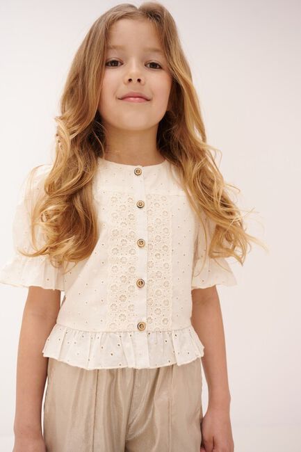 Ecru NONO Blusen TYLIA EMBROIDERED BLOUSE - large