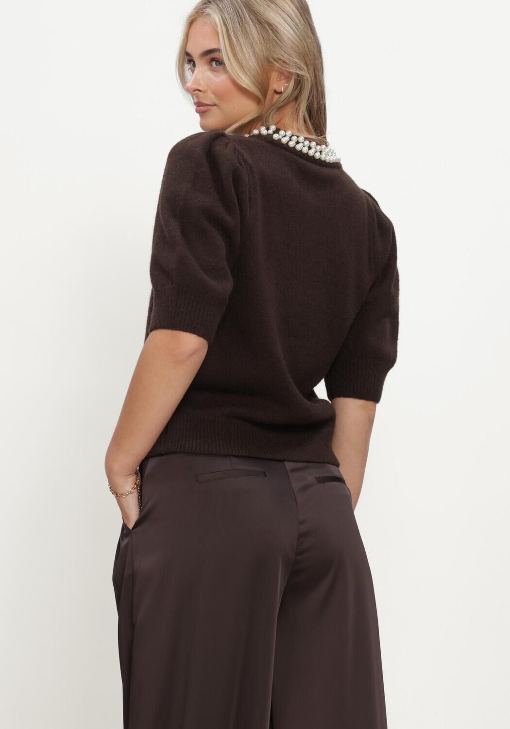 Braune NOTRE-V Pullover NV-ILANA - large