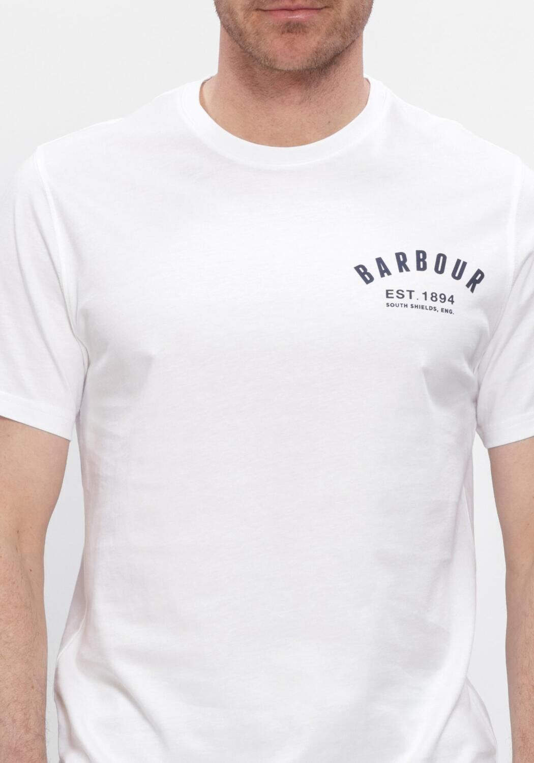 Wei&szlig;e BARBOUR T-shirt PREPPY T-SHIRT - large