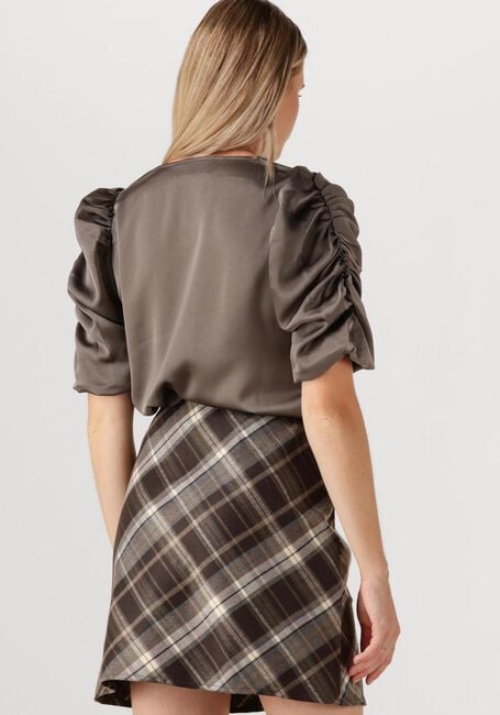 Dunkelgrau NEO NOIR Blusen ELBA HEAVY SATEEN BLOUSE - large