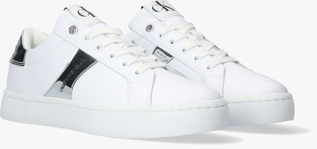 Weiße CALVIN KLEIN Sneaker low CUPSOLE LACEUP - large