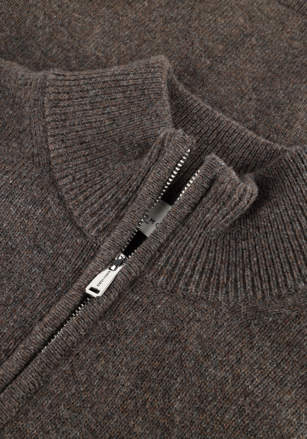 Graue PROFUOMO Pullover PULLOVER HALF ZIP WOOL BLEND - large