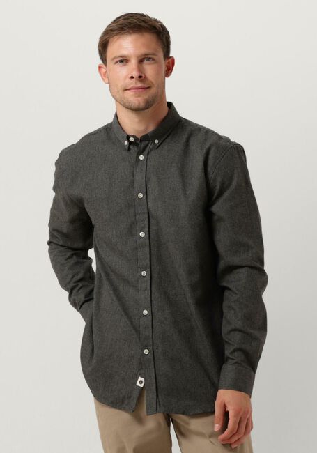 Graue ANERKJENDT Casual-Oberhemd AKKONRAD MELANGE SHIRT - large