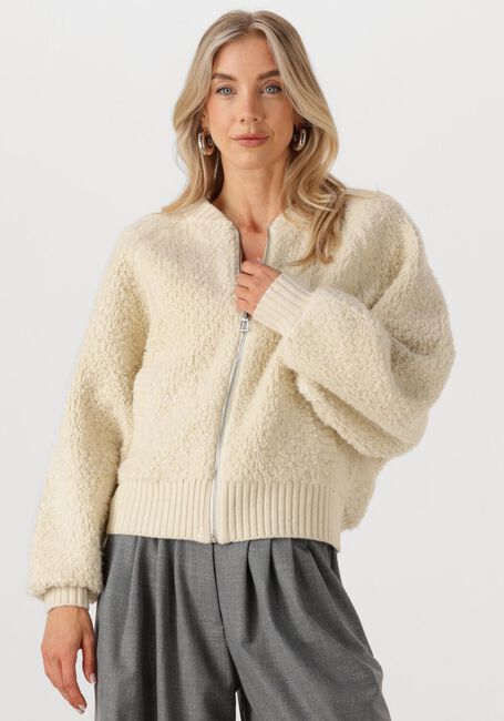 Weiße EDITED Pullover SINDY WOOL CARDIGAN - large