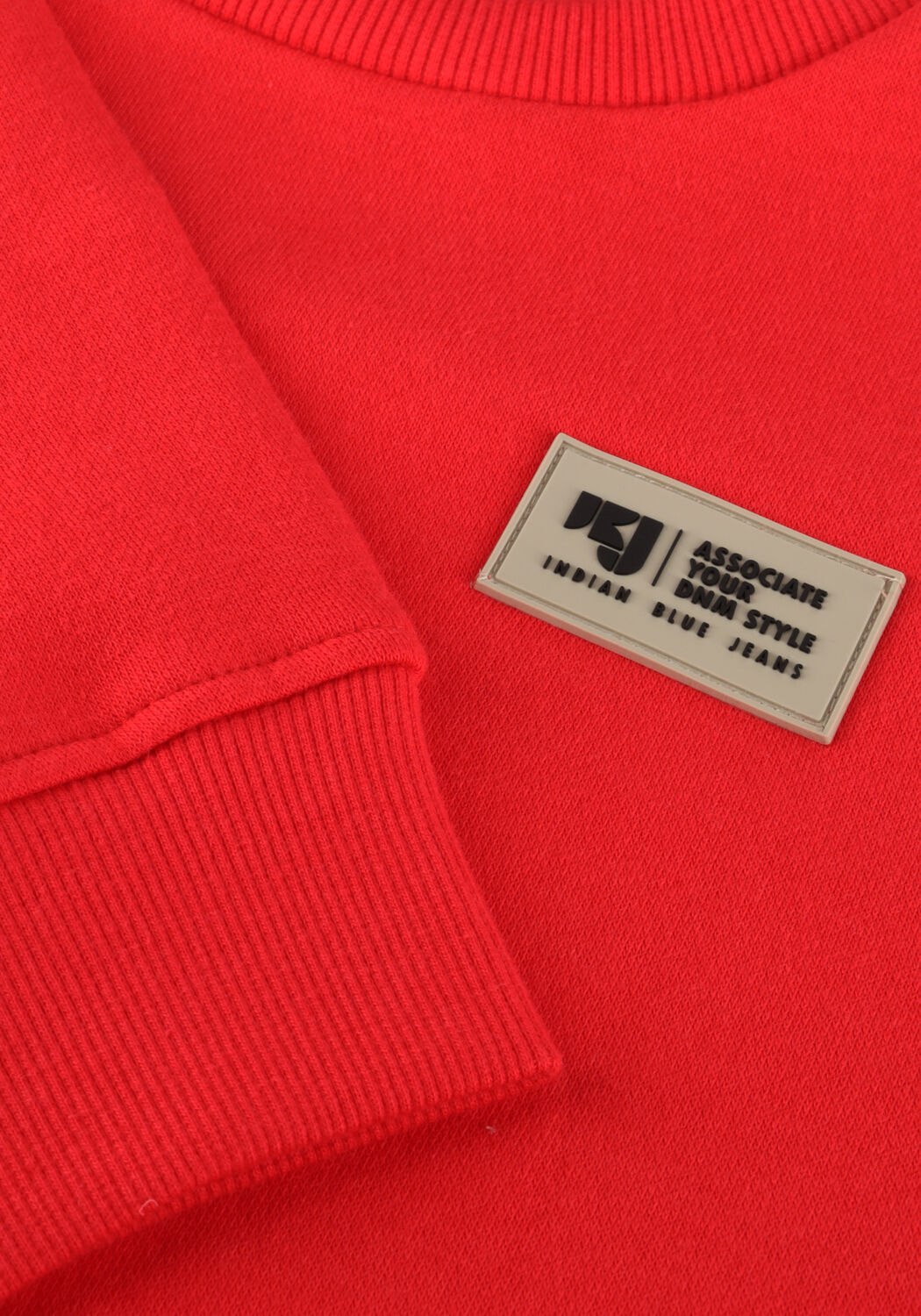 Rote INDIAN BLUE JEANS Pullover SWEATER PRINT SLEEVE - large