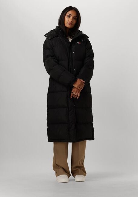 Schwarze TOMMY JEANS Wattierte Jack TJW ALASKA LONG PUFFER - large