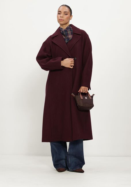 Bordeaux SELECTED WOMEN M&auml;ntel SLWVALERIE WOOL BLEND COAT - large
