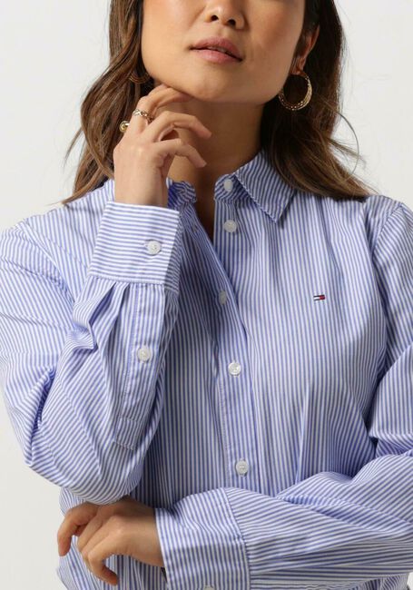 Hellblau TOMMY HILFIGER Blusen ESSENTIAL STP REGULAR SHIRT - large