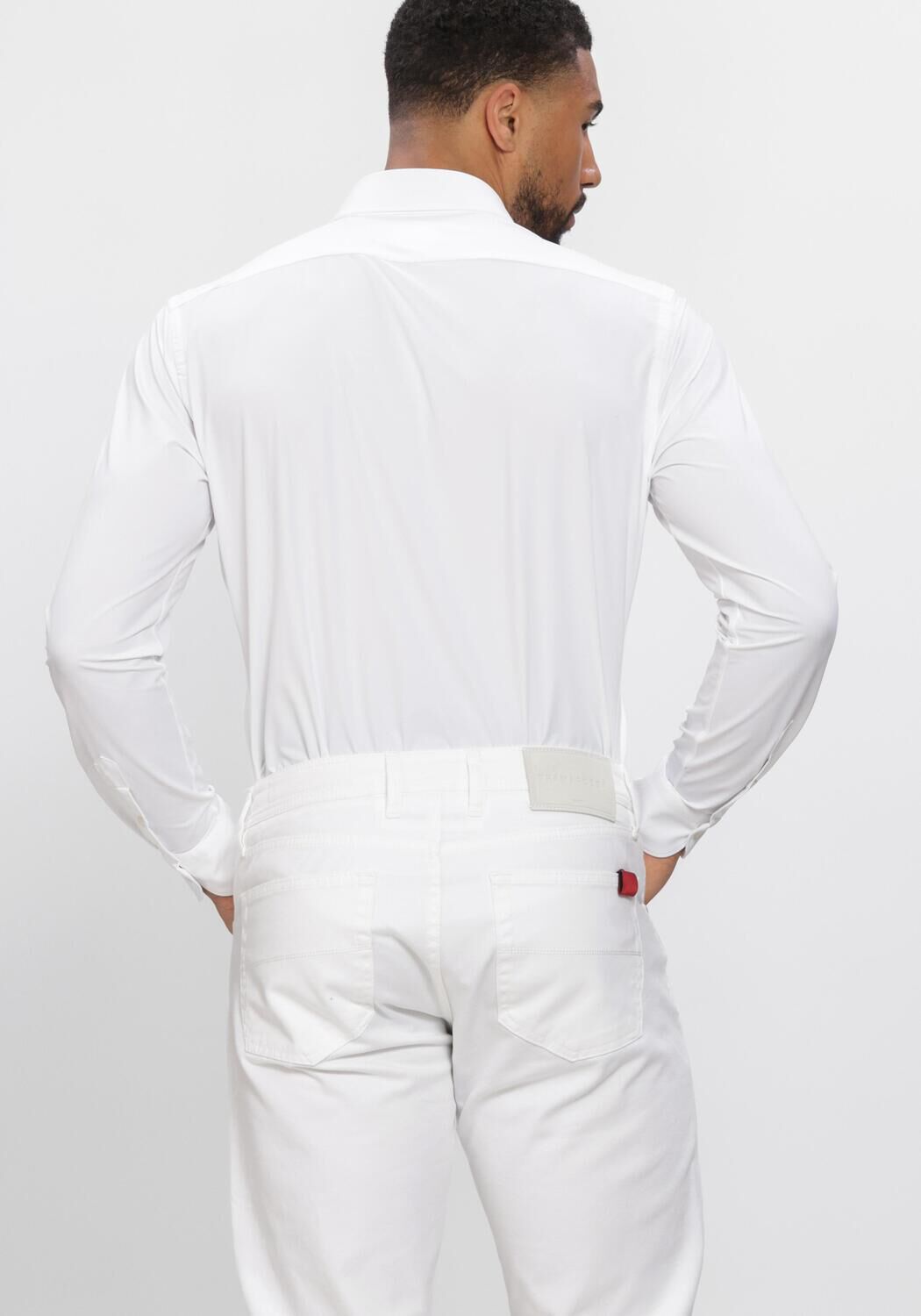 Wei&szlig;e XACUS Klassisches Oberhemd ACTIVE SHIRT 558ML - large