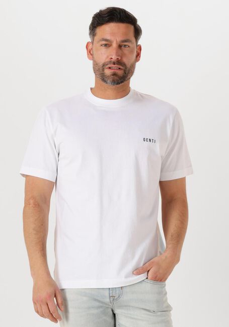 Weiße GENTI T-shirt T-SHIRT SS J2040-1223 - large