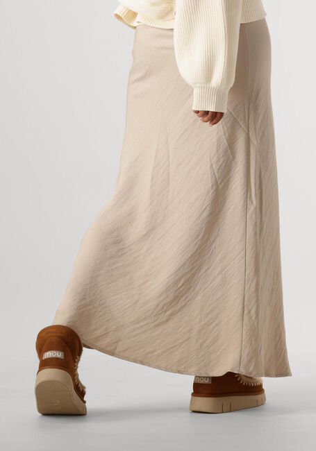 Taupe NEO NOIR Maxirock VICKY STRUCTURE SKIRT - large
