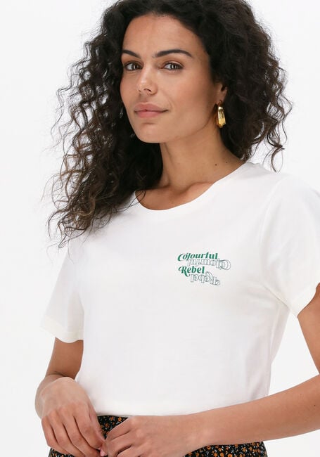 Nicht-gerade weiss COLOURFUL REBEL T-shirt CLOURFUL REBEL MIRROR CLASSIC TEE - large