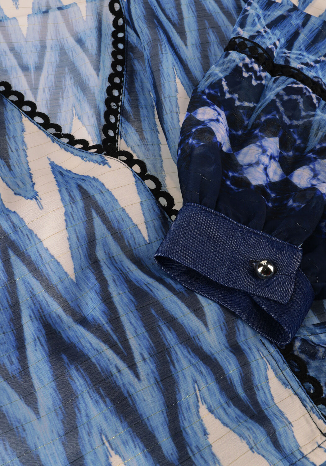 Blaue LIU JO Blusen BLUSA SUNSHINE - large