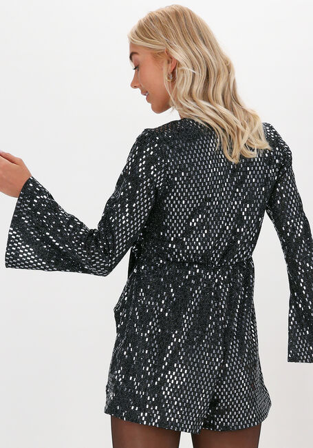 Silberne COLOURFUL REBEL Playsuits LARA GLITTER WRAP PLAYSUIT - large