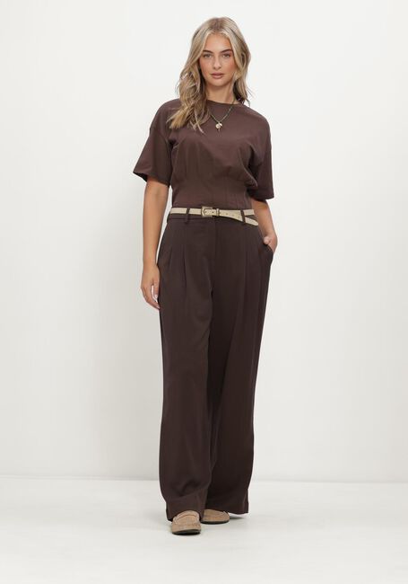 Braune MSCH COPENHAGEN Top MSCHKADANCE TEE - large