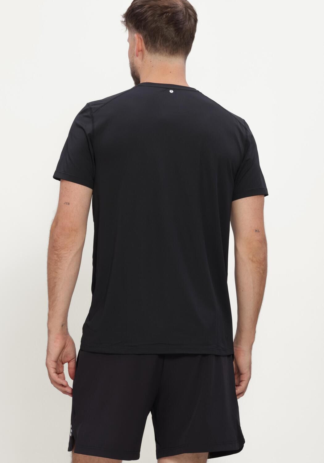Schwarze BJORN BORG T-shirt BORG ATHLETIC T-SHIRT - large