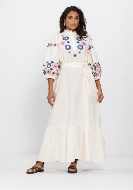 Ecru ANTIK BATIK Maxikleid AMANTINA LONG DRESS - large