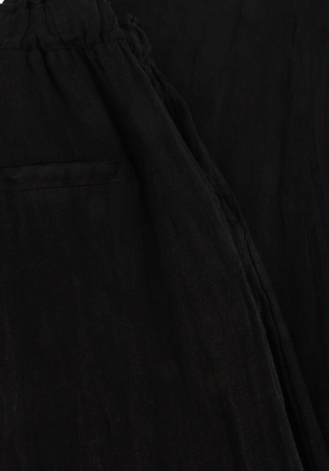 Schwarze NUKUS Weite Hose SILKY PANTS - large