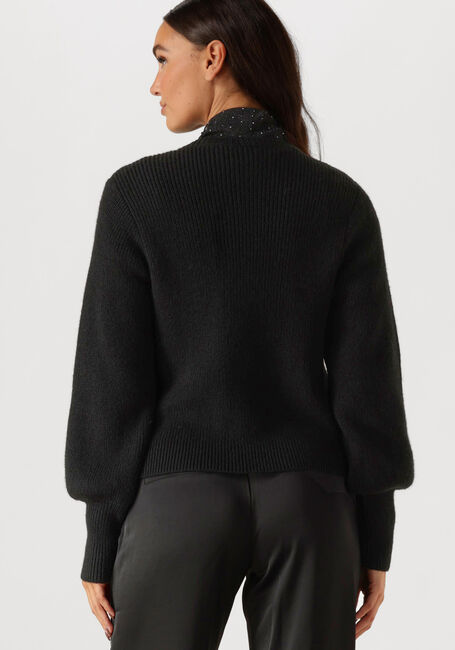 Schwarze NEO NOIR Strickjacke MUSCADO KNIT CARDIGAN - large