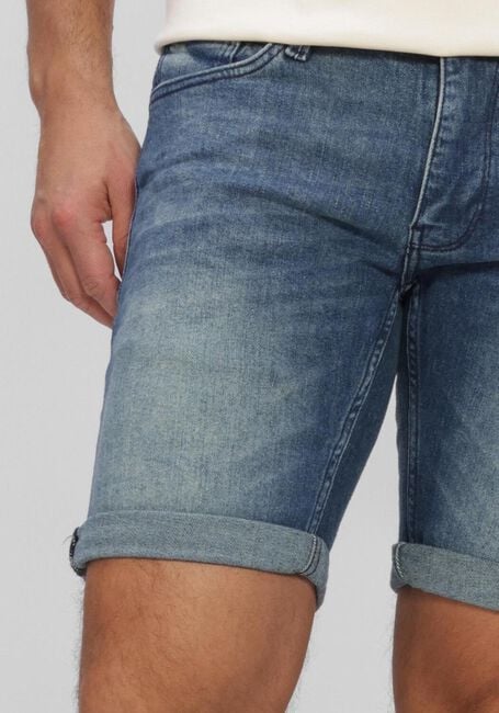 Blaue PURE PATH Kurze Hosen THE STEVE SKINNY FIT SHORT - large