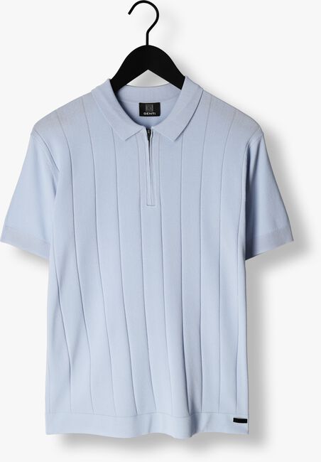 Hellblau GENTI Polo-Shirt K7025-1260 - large