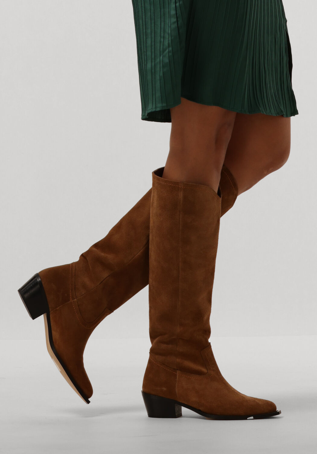 Cognacfarbene ANOTHER LABEL Cowboystiefel GIOIA COWBOY BOOT - large