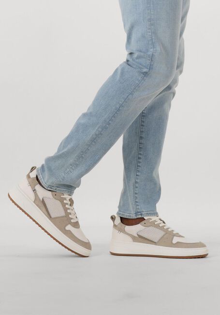 Weiße CLAY Sneaker Low ABEL-12 - large