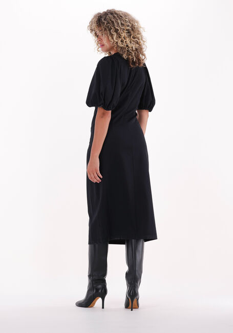 Schwarze MSCH COPENHAGEN Midikleid NORIEL SS DRESS - large