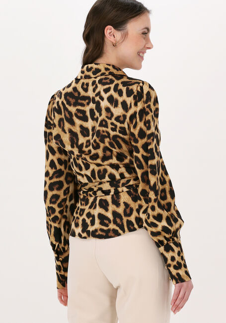 Braune NEO NOIR Blusen MAURA LEO BLOUSE - large