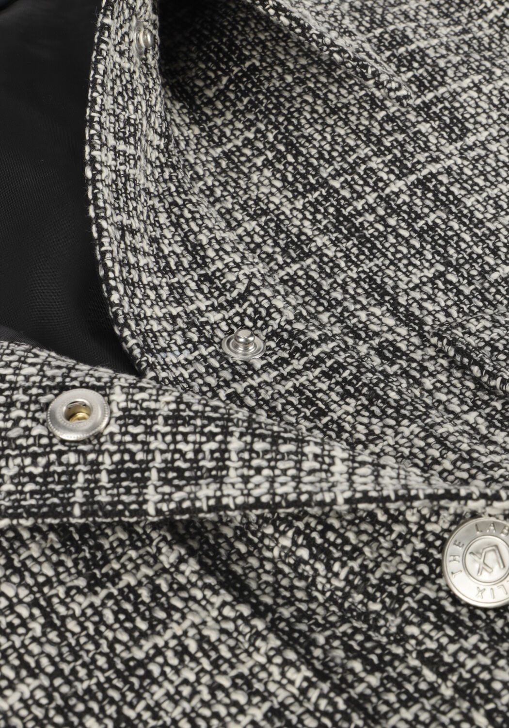 Graue ALIX THE LABEL Jack LADIES WOVEN BOUCLE JACKET - large