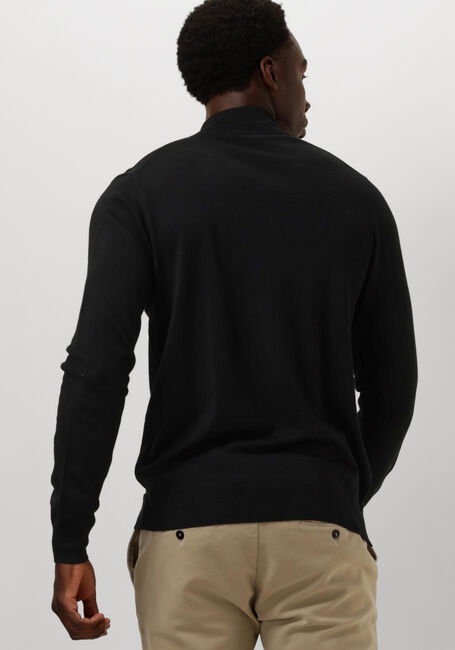 Schwarze PROFUOMO Pullover PULLOVER MOCK - large