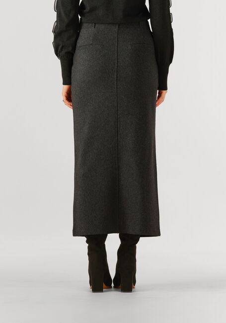 Dunkelgrau JANSEN AMSTERDAM Maxirock GEORGIE ROK HVM 683 SLIT AT FRONT - large