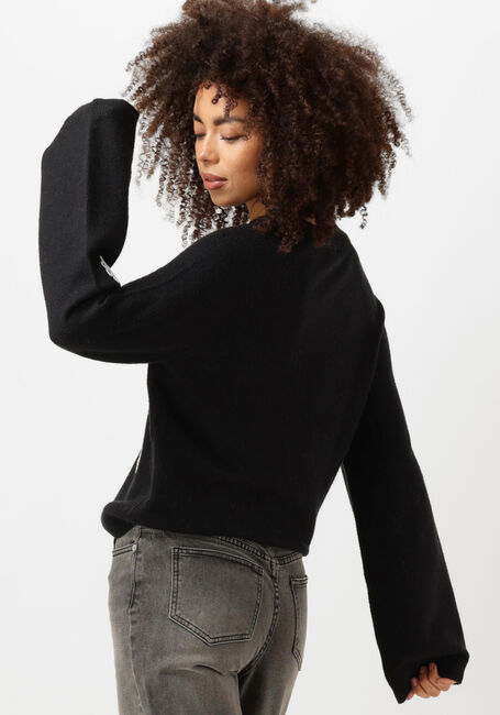 Schwarze OBJECT Pullover OBJLANEY RUBIN LS PULLOVER E DIV - large