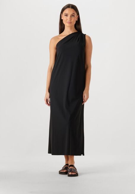 Schwarze PENN & INK Midikleid DRESS ONE SHOULDER - large