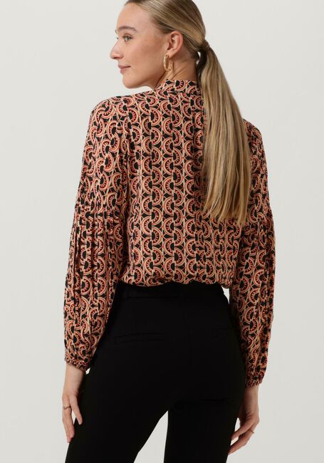 Mehrfarbige/Bunte SUMMUM Blusen TOP BALLOON SLEEVES ALL OVER PRINT - large