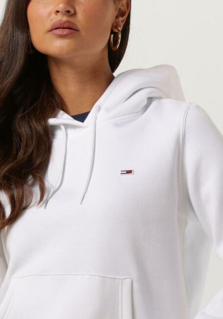 Weiße TOMMY JEANS Pullover TJW REGULAR FLEECE HOODIE - large