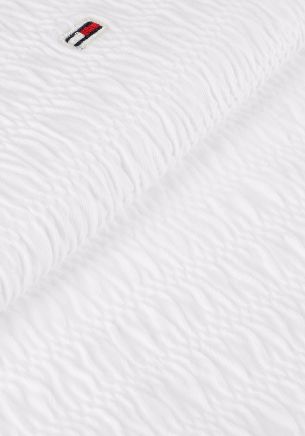 Wei&szlig;e TOMMY JEANS Top TJW SLIM SMOCK TEE - large