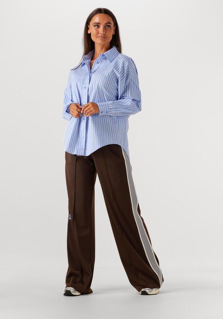 Hellblau HAUTE L'AMITIÉ Blusen BOW CANDY TWIST STRIPE SHIRT - large