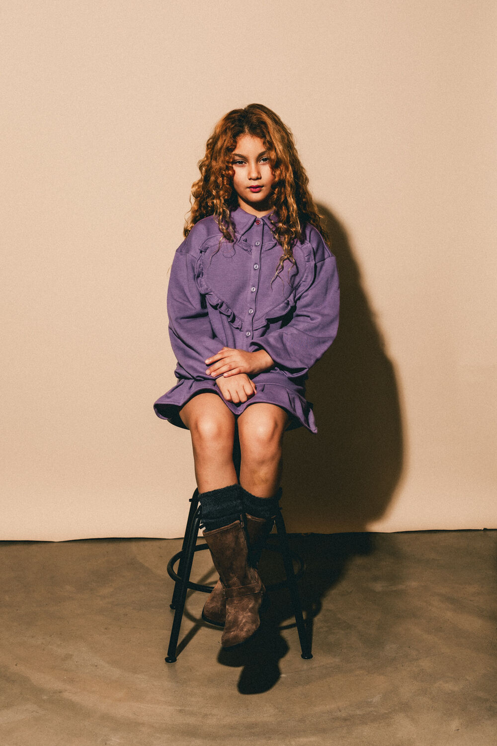 Lila Labo de Colores Minikleid KABE - large