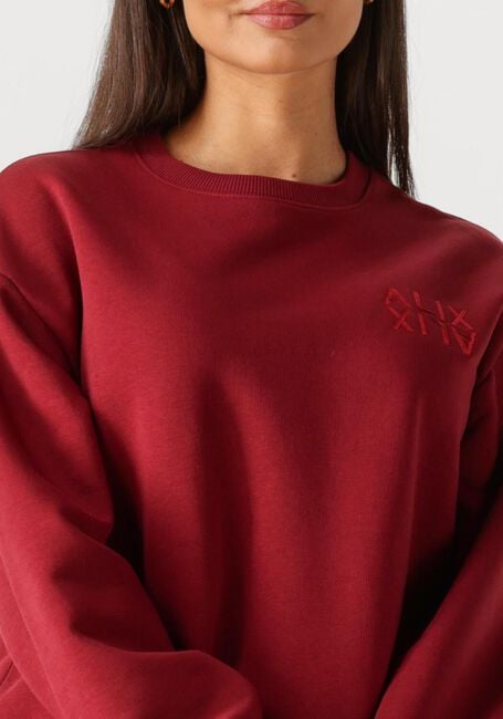 Bordeaux ALIX THE LABEL Sweatshirt LADIES KNITTED ALIX SWEATER - large