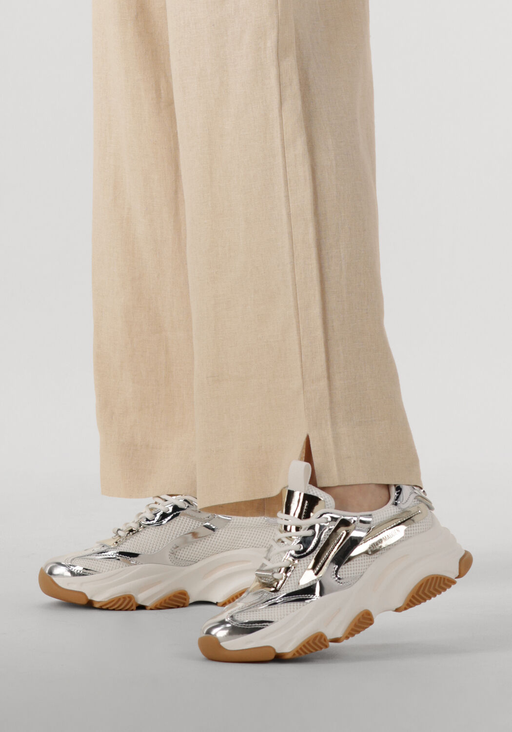 Silberne STEVE MADDEN Sneaker Low POSSESSION - large