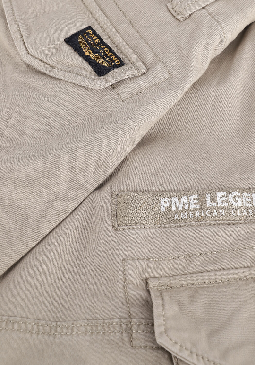 Sand PME LEGEND Kurze Hose NORDROP CARGO SHORTS STRETCH TWILL - large