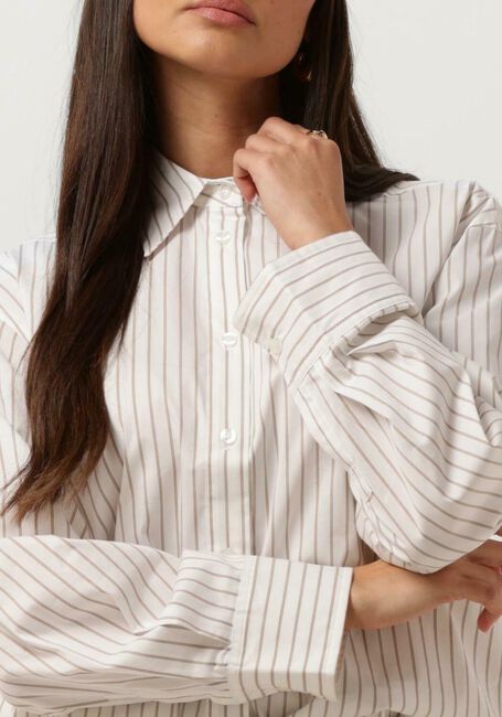 Beige SECOND FEMALE Blusen SOALON CLASSIC SHIRT - large