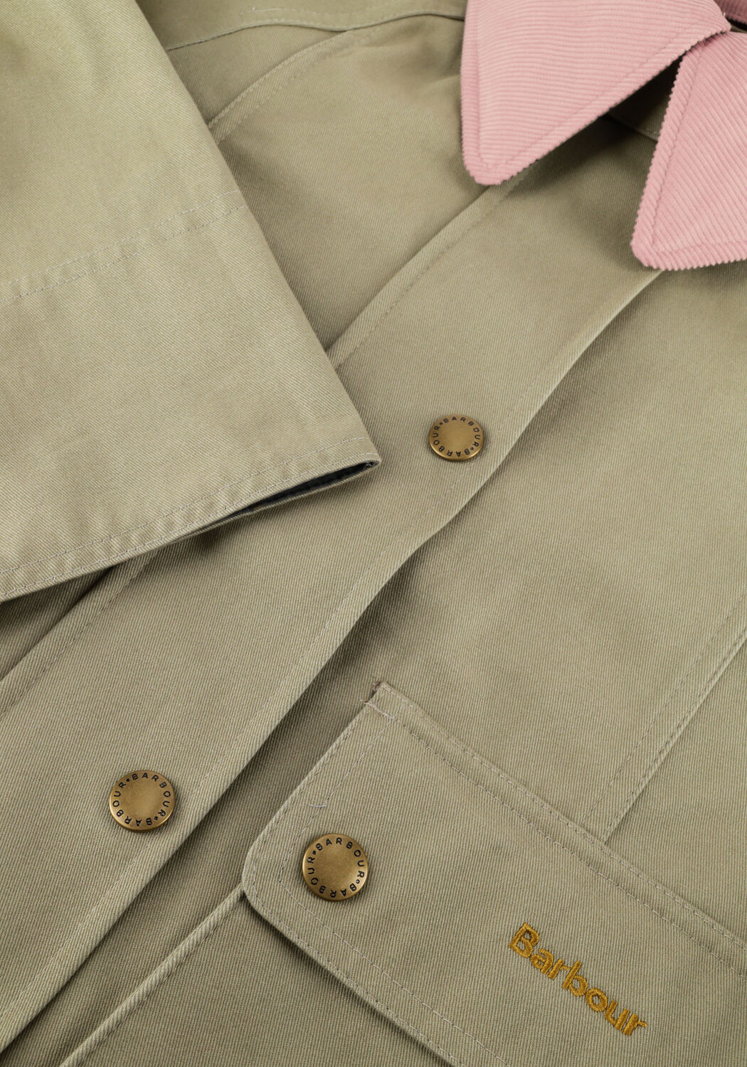 Olive BARBOUR Jacken CROPPED BEADNELL CASUAL JACKET - large