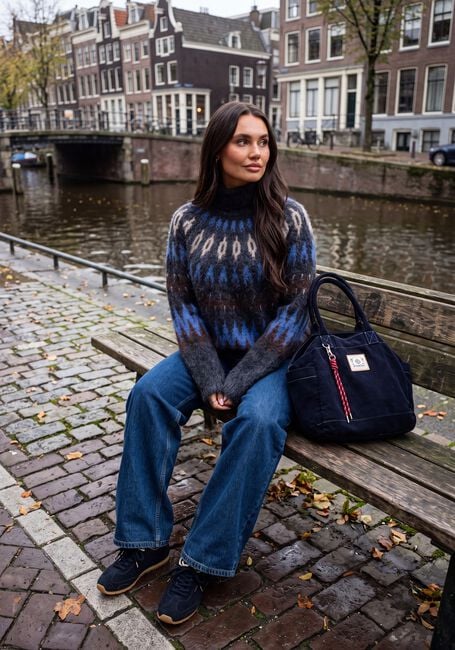 Mehrfarbige/Bunte OBJECT Pullover OBJJAADE DIANA L/S LO KNIT PULLOVER 147 - large